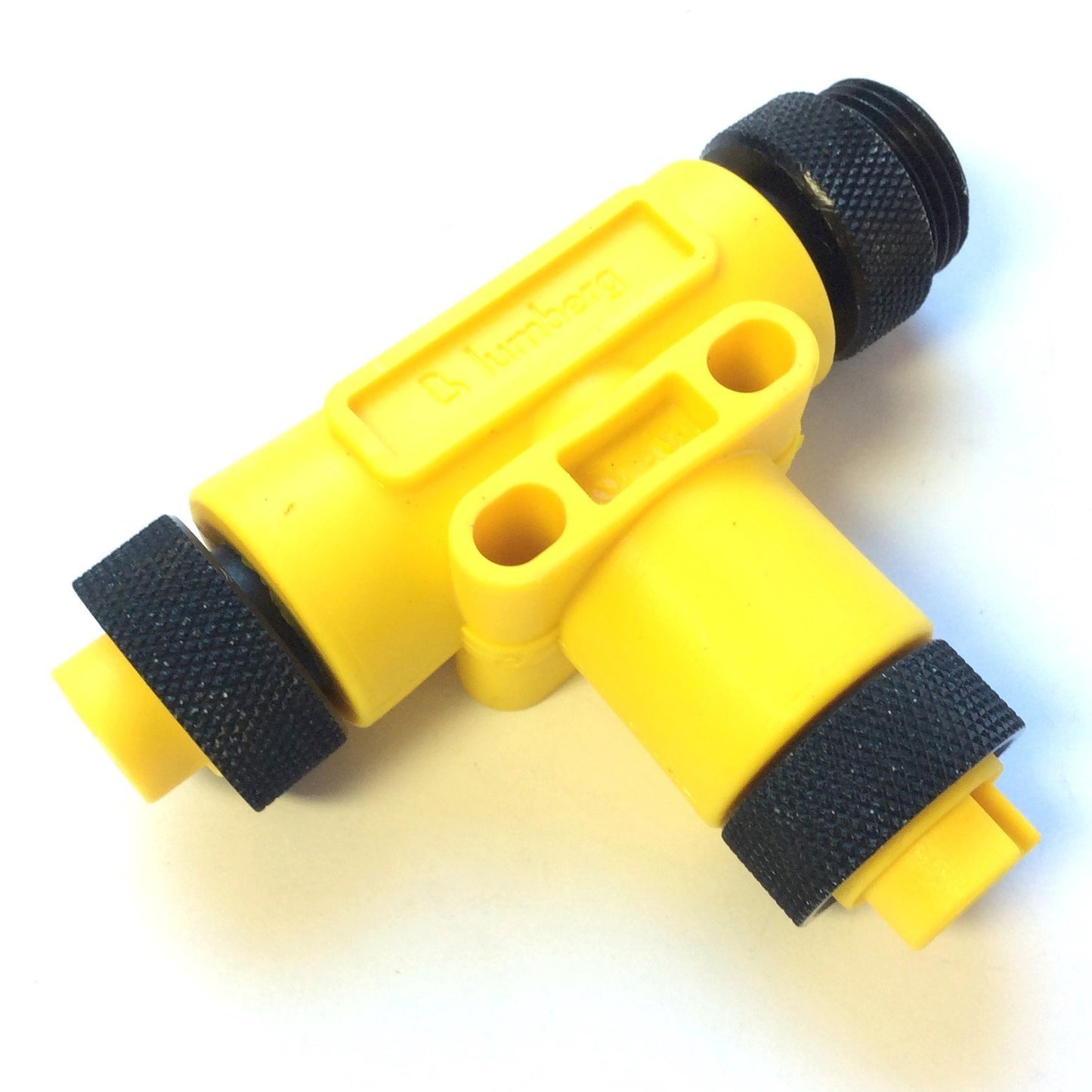 New – Open box Lot of 3 Lumberg 0906 UTP 311 Splitter T, 2x 7/8" Female to 1x 7/8" Male 3-Poles