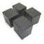 Used Lot of 4 Aluminum Enclosures, Dimensions: 4 3/4" x 4 3/4" x 3 3/4" *Has Holes*