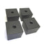 Used Lot of 4 Aluminum Enclosures, Dimensions: 4 3/4" x 4 3/4" x 3 3/4" *Has Holes*