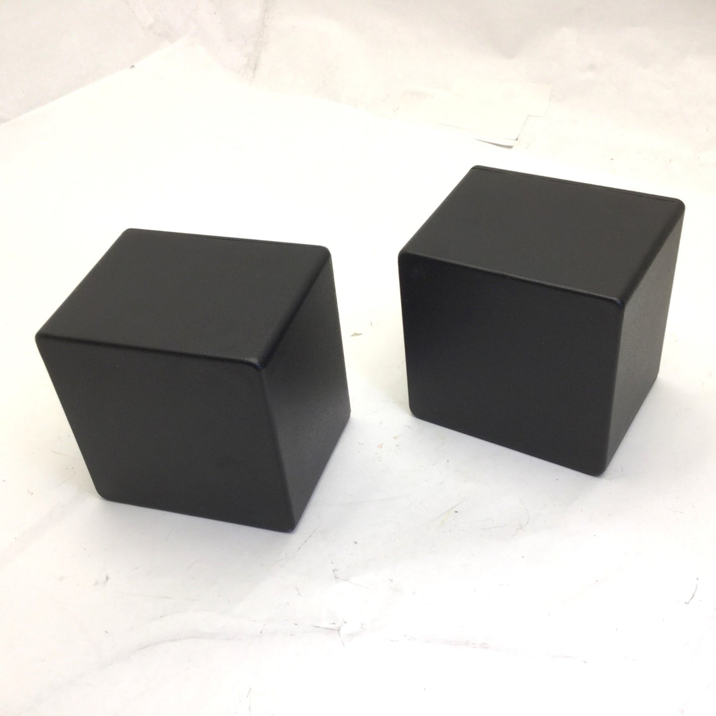 Used Lot of 2 Aluminum Enclosures, Dimensions: 4 3/4" x 4 3/4" x 3 3/4" *Has Holes*