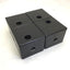 Used Lot of 4 Aluminum Enclosures Dimensions: 4-3/4" x 4-3/4" x 3-3/4" *Has Holes*
