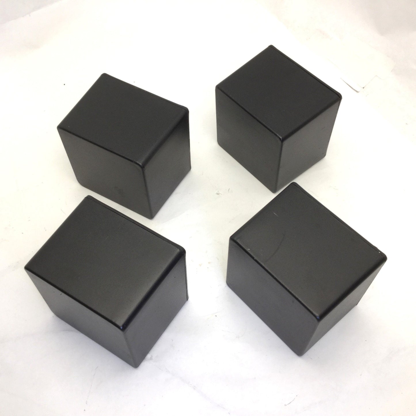 Used Lot of 4 Aluminum Enclosures Dimensions: 4-3/4" x 4-3/4" x 3-3/4" *Has Holes*