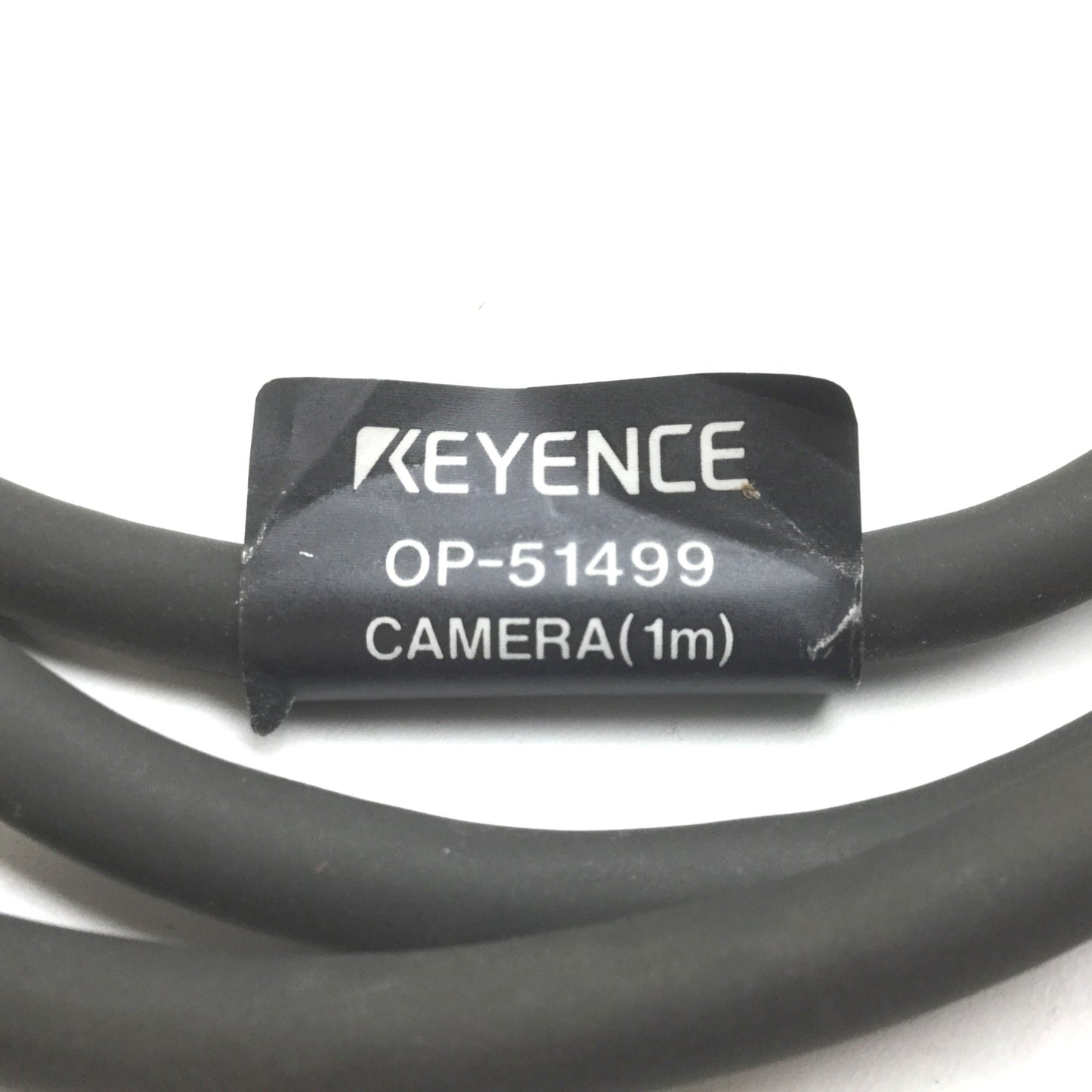 Used Keyence OP-51499 Camera Cable for CV-2000 / CV-3000 Series Systems, Length: 1m