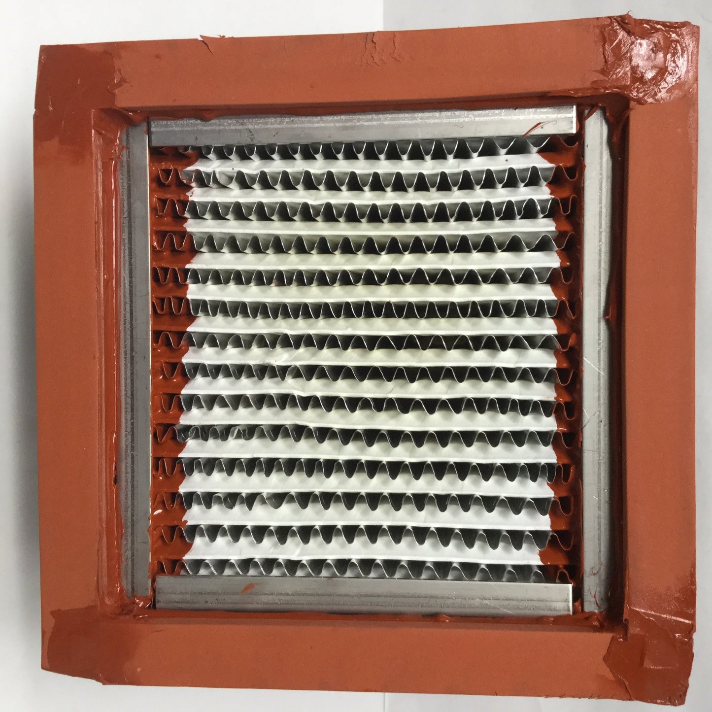 Used Steris P117917094 Reliance Washer HEPA Filter 99.97%, 50 CFM, 8"x 8"x 5-7/8"