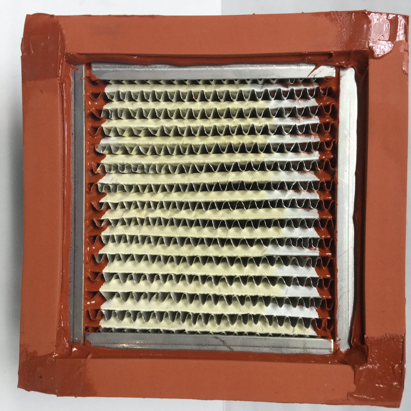 Used Steris P117917094 Reliance Washer HEPA Filter 99.97%, 50 CFM, 8"x 8"x 5-7/8"