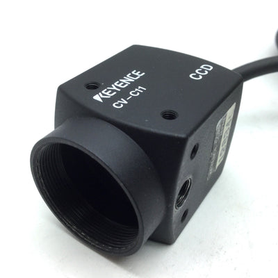 Used Keyence CV-C11 Machine Vision Camera Black/White C-Mount 1/5" Monochrome CCD