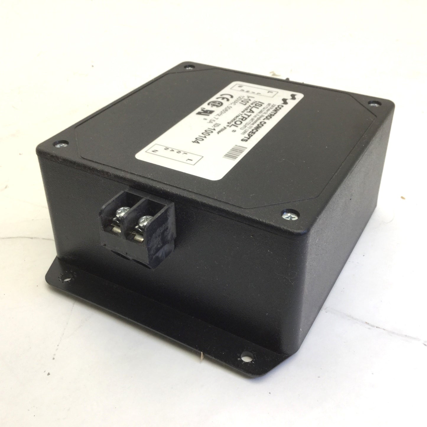 Used Control Concepts I-107 Islatrol Active Tracking Filter, 120VAC, 50/60Hz, 7.5A