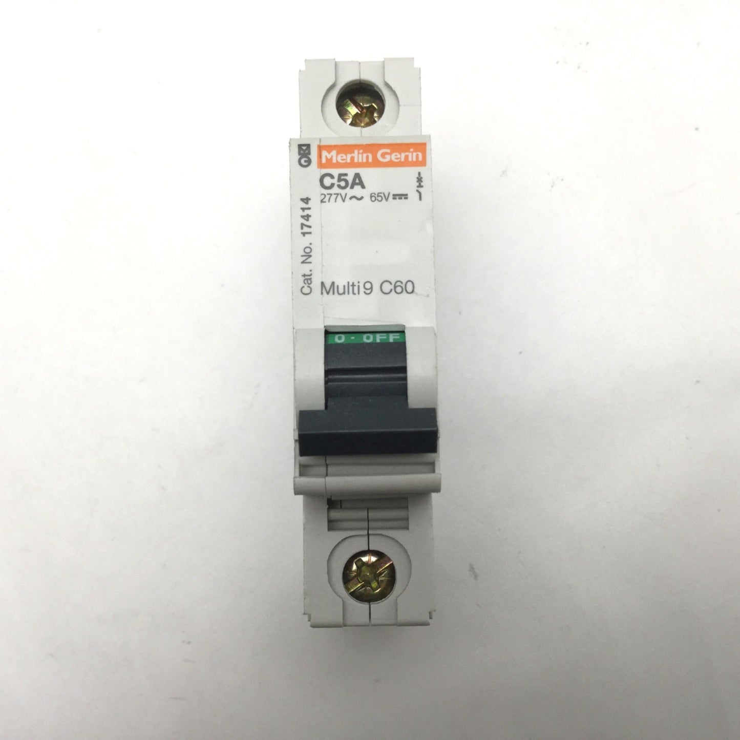 Used Lot of 6 Merlin Gerin Multi9 C60 C5A Circuit Breaker, 277VAC, Single-Pole