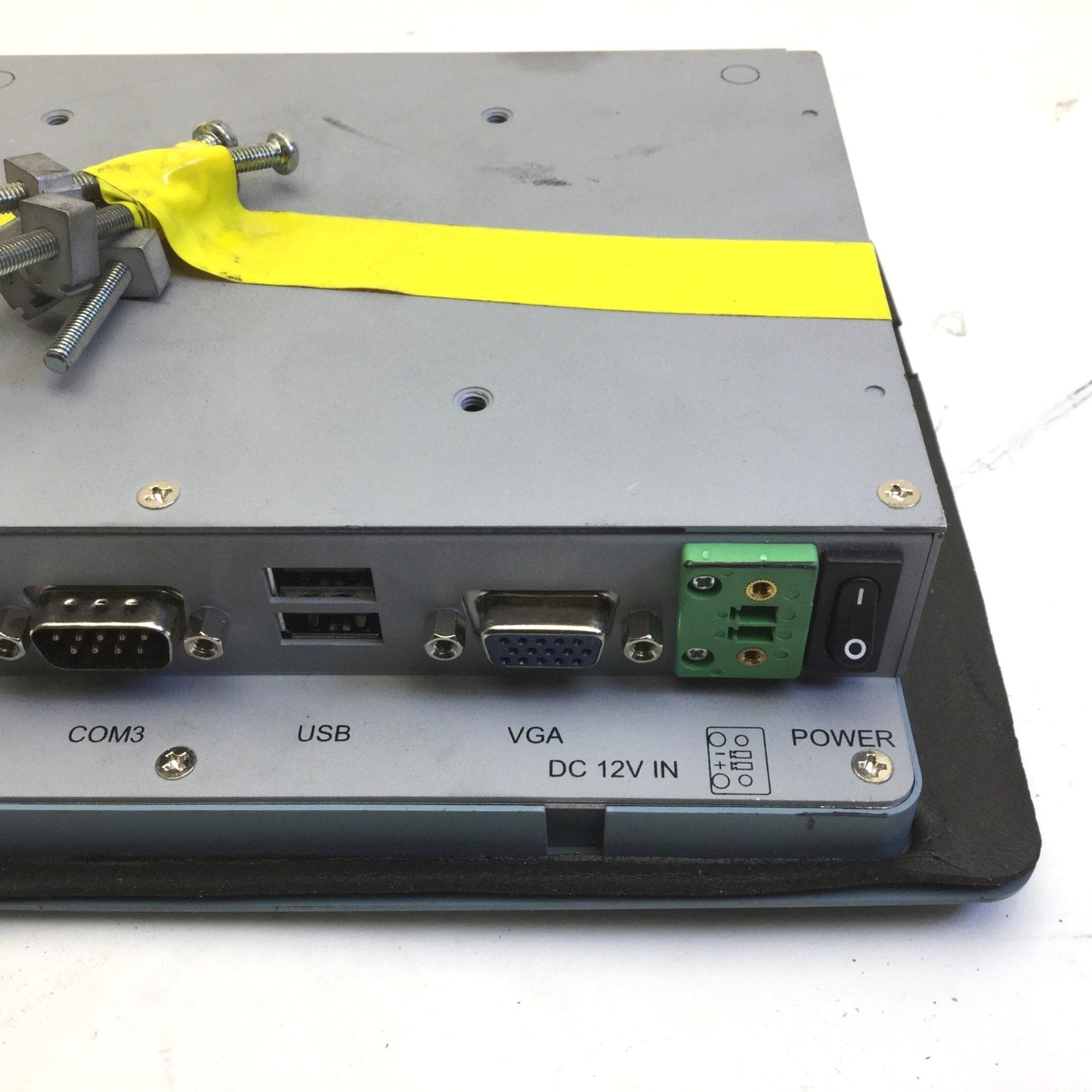 Used AAEON TF-AHP-1070HTT-A2-1011 HMI Touch Panel PC, 12VDC, 7" LCD Screen