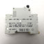 Used Lot of 3 Merlin Gerin Multi9 C60 Circuit Breakers, 2-Pole, C-Curve, Rating: 6A