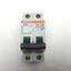 Used Lot of 3 Merlin Gerin Multi9 C60 Circuit Breakers, 2-Pole, C-Curve, Rating: 6A