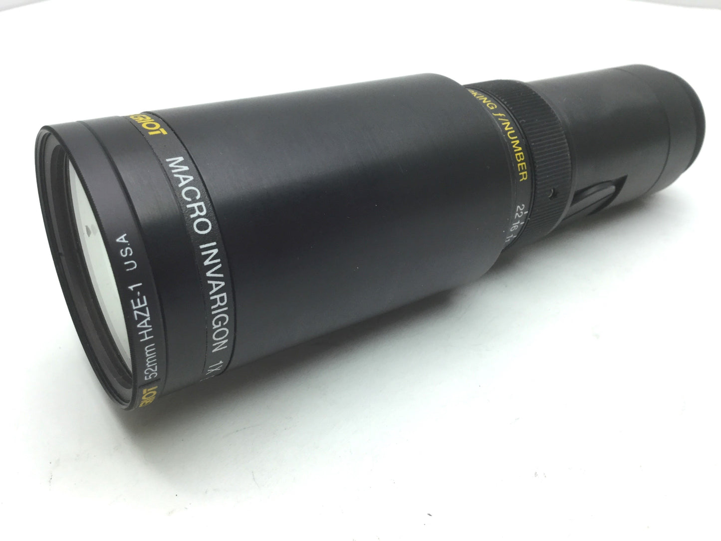 Used Melles Griot Invarigon ELWD Lens, 1X Magnification, 52mm HAZE-1