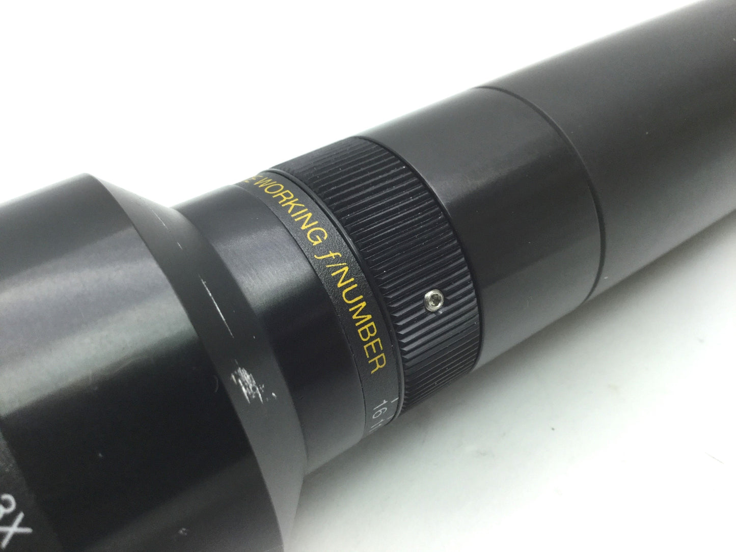 Used Melles Griot 43280-A3 Macro Invaritar Lens 3x F/5.6-16, Extension: 143mm C-Mount