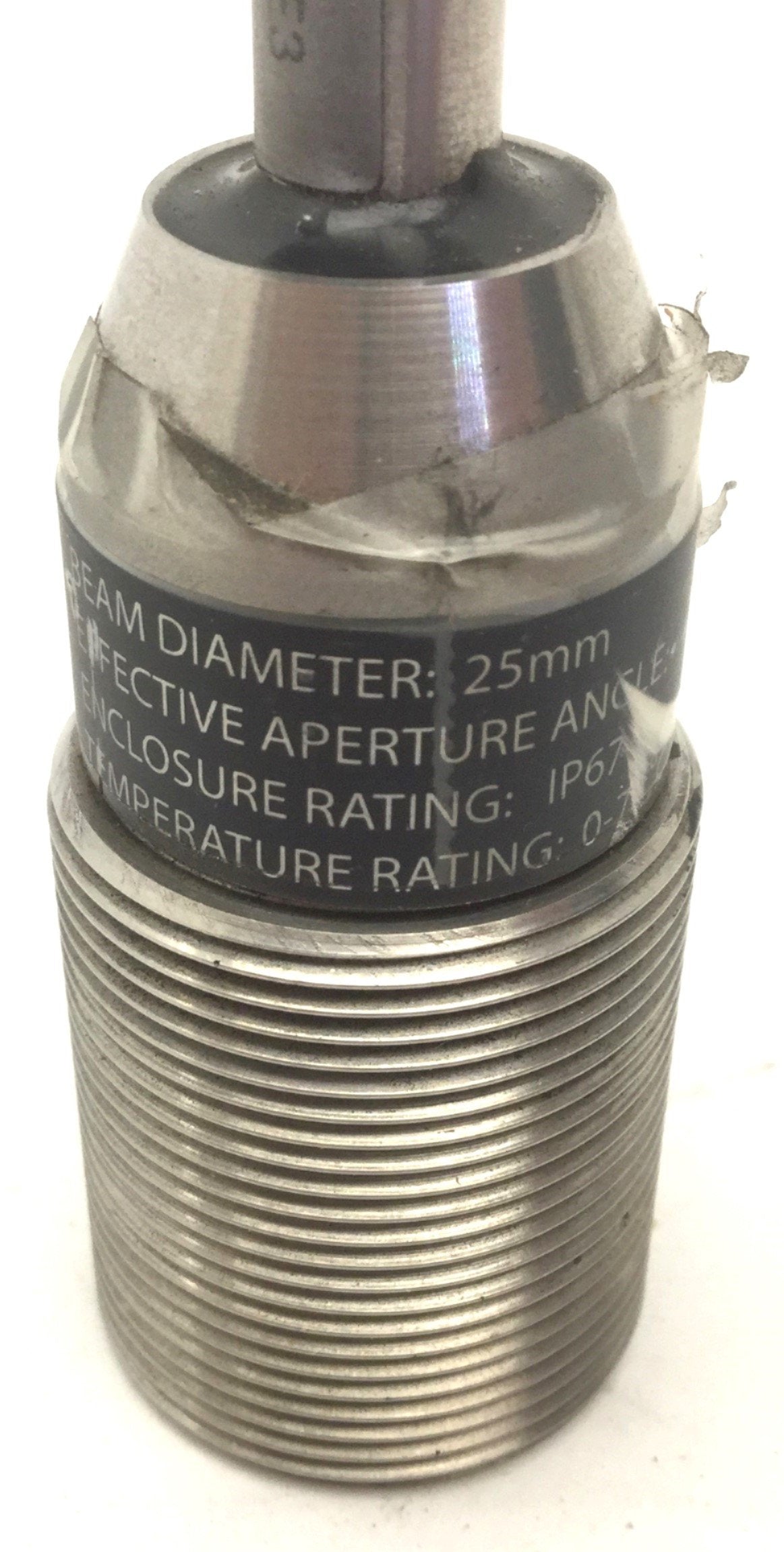 Used Banner SFP30SXP15 Pico-Guard Fiber Optic Safety Point, 30mm SS Barrel
