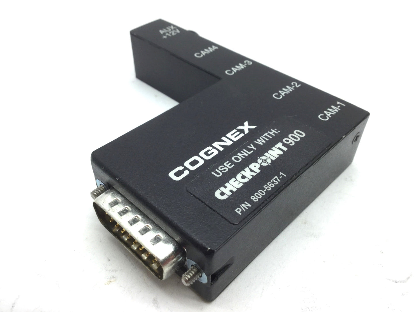 Used Cognex 800-5637-1 Camera Breakout Box, Goes to Checkpoint 900