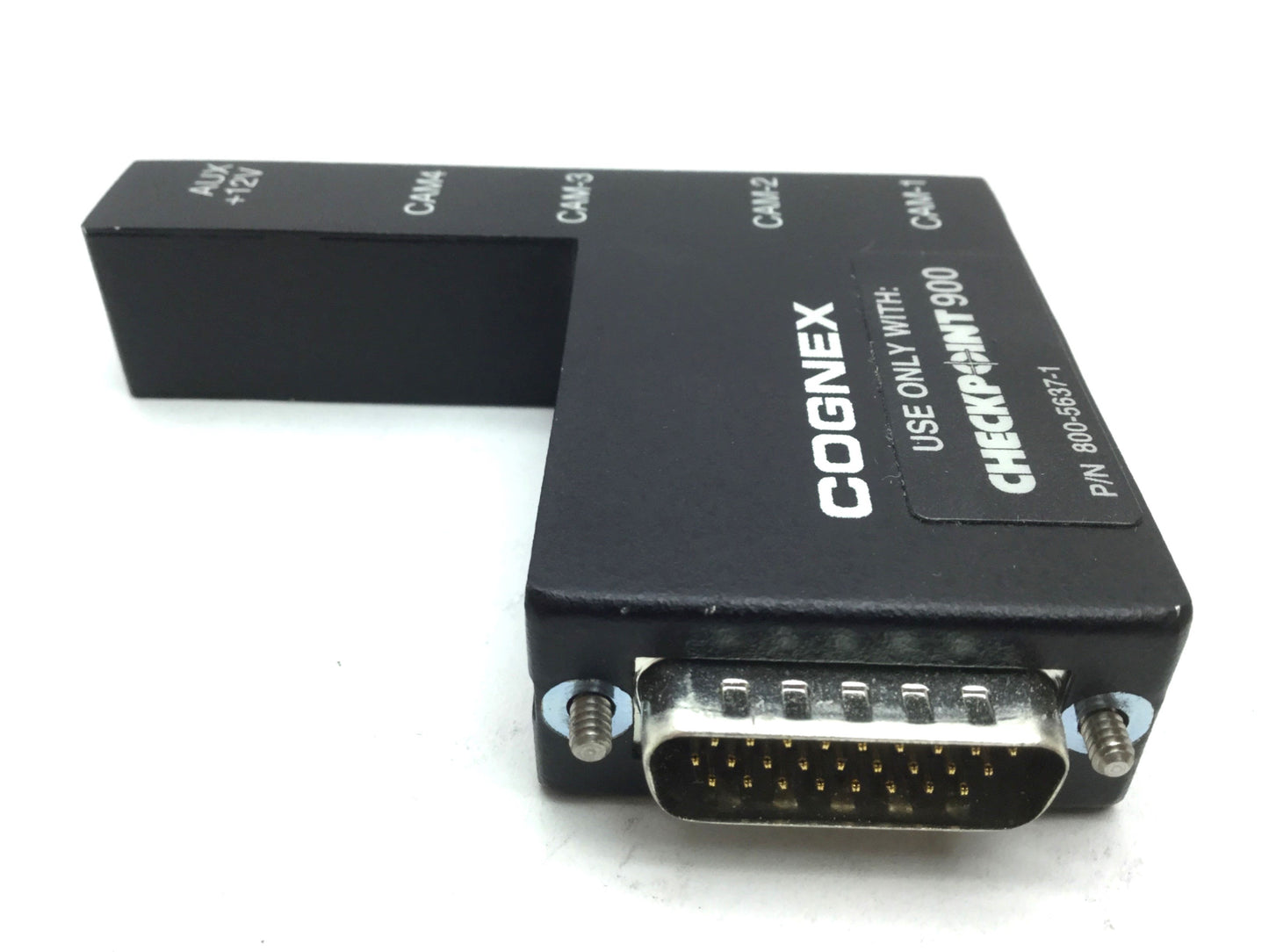 Used Cognex 800-5637-1 Camera Breakout Box, Goes to Checkpoint 900