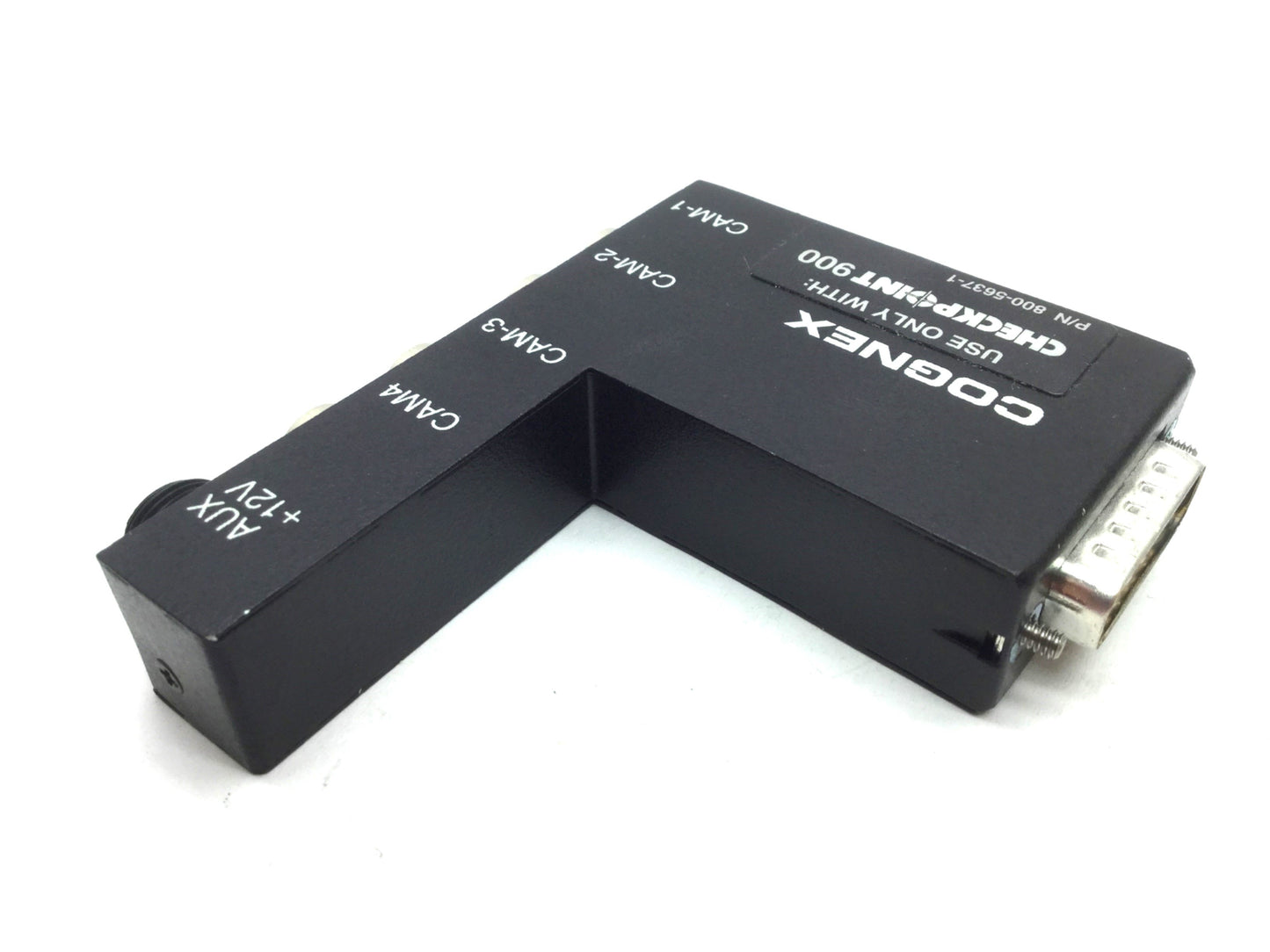 Used Cognex 800-5637-1 Camera Breakout Box, Goes to Checkpoint 900