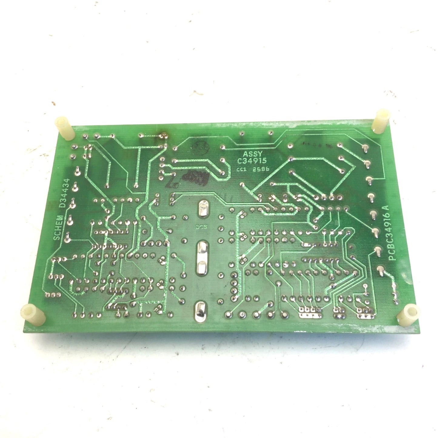 Used SCHEM D34434 Circuit Board Card, PCBC34916 A, ASSY C34915 DIVO