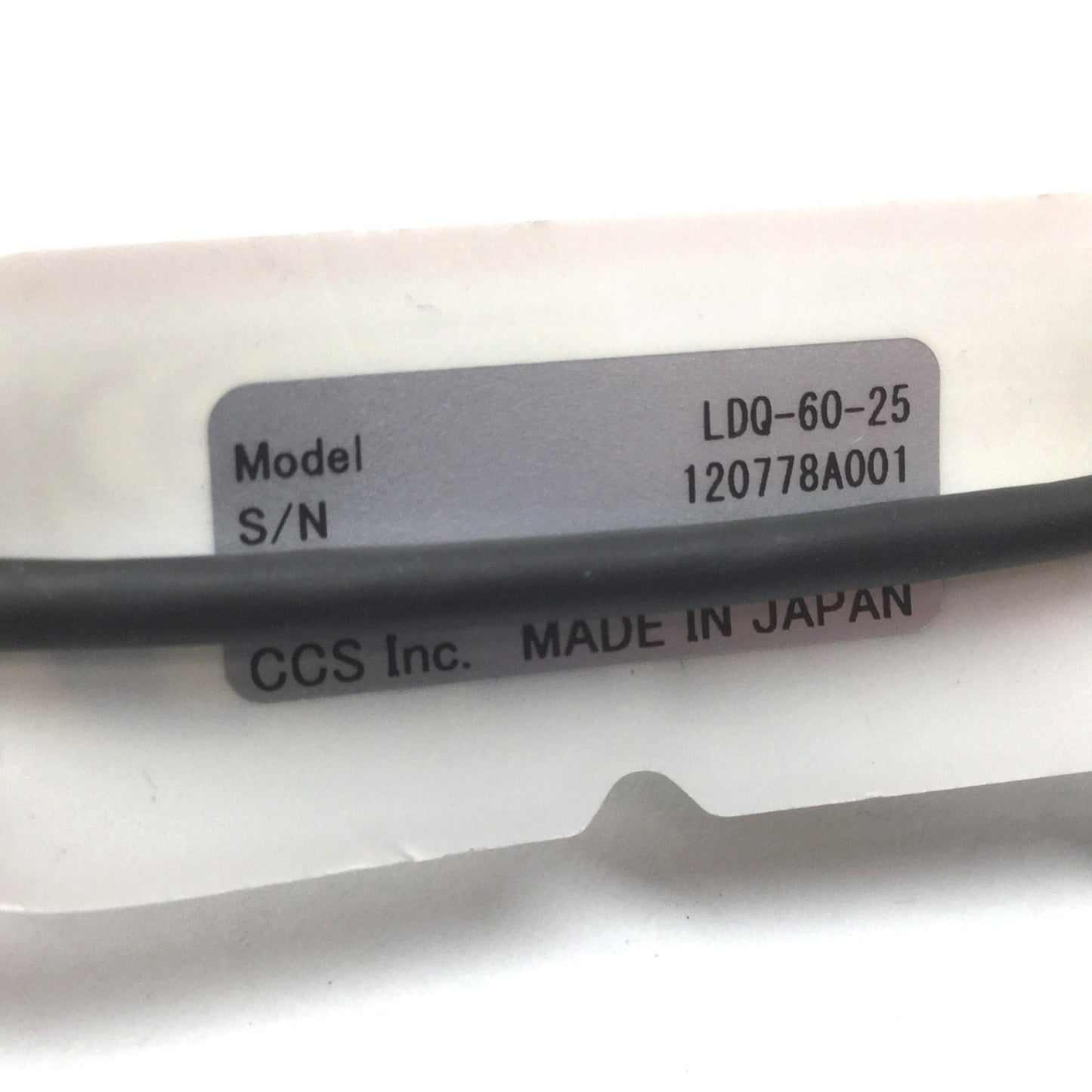 Used CCS LDQ-60-25 Square LED Red Bar Light, Power: 12VDC 1.2W, Area: 0.975" x 0.975"