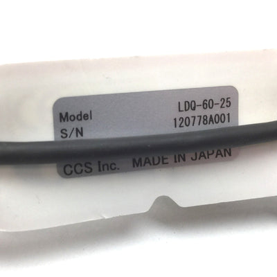 Used CCS LDQ-60-25 Square LED Red Bar Light, Power: 12VDC 1.2W, Area: 0.975" x 0.975"