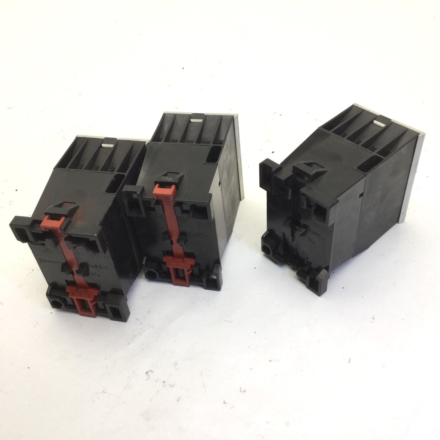Used Lot of 3 Miscellaneous Square D Class 9065 Type TR1/TR1.4/TR0.4 Motor Starter