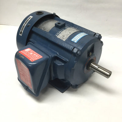 Used A.O. Smith F-391366-62 E-Plus AC Motor 1HP, 230/460VAC 3PH, 1150RPM, Frame 145T