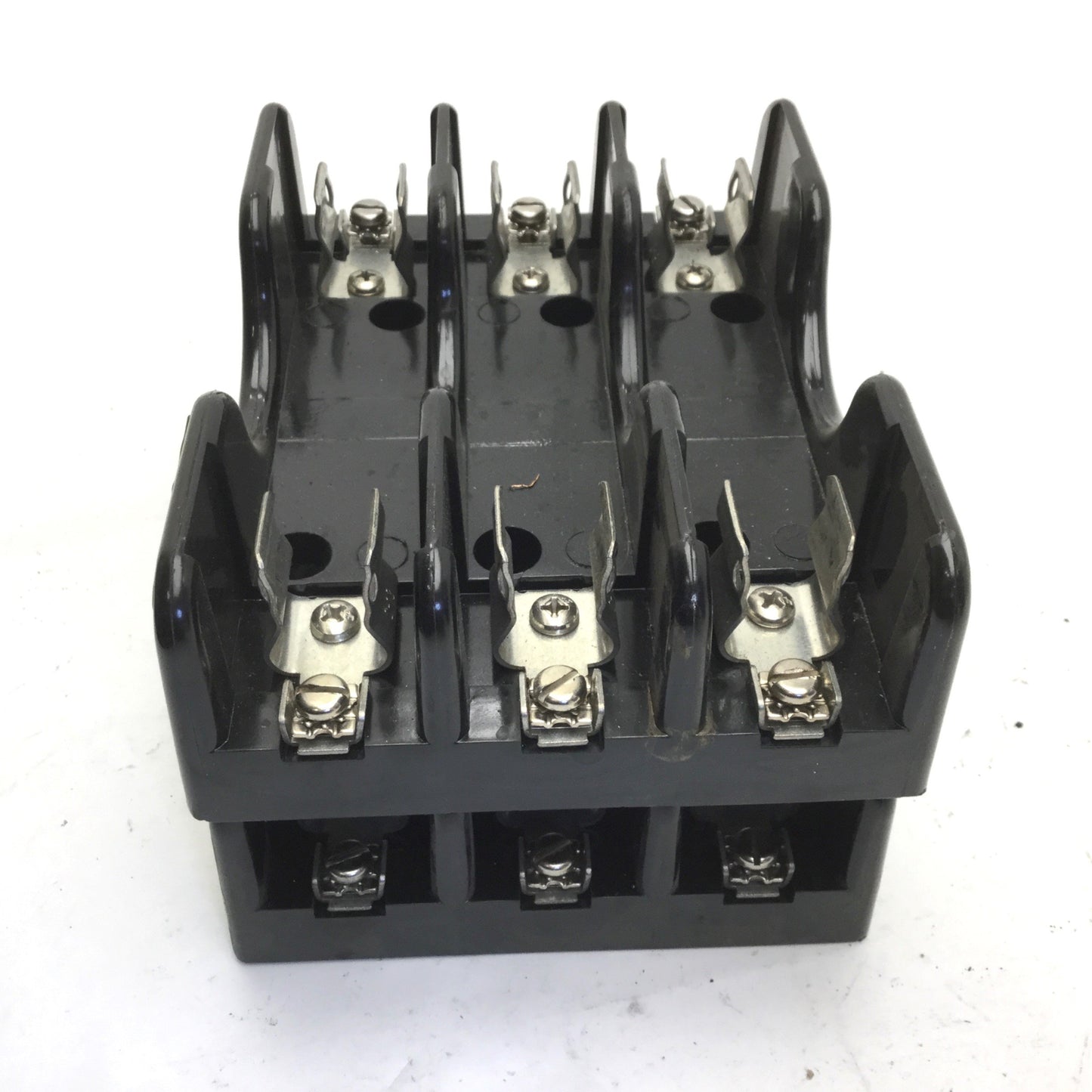 Used Lot of 2 Marathon 4100029 Fust Holders, 600V, 30A Max, 3-Pole