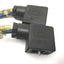 Used Lot of 4 MPM Solenoid Connectors, 2x MPM 10/250, 120, to 4-Pin Connector