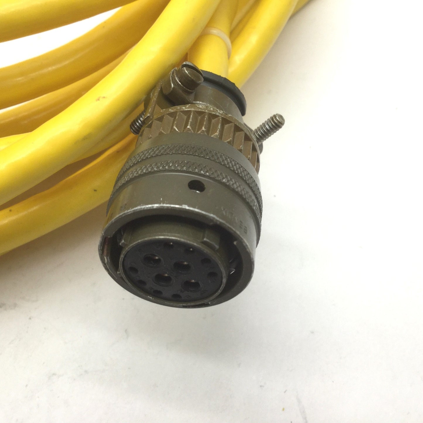 Used Parker 71-015017-25 Motor Power & Hall Effect Cable, MS Round 12-Pin, 25' Long