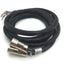 Used Fanuc 31-0092-C12 Servo Motor Cable, 17-Pin Female, 8-Pin Female to Flying Leads