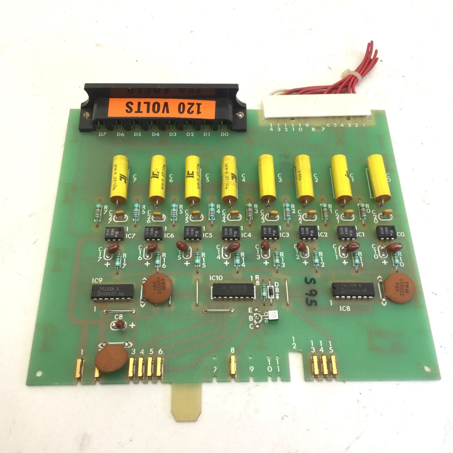 Used Barber Colman A-11008-2 AC Input Board Card, Voltage: 120VAC, 33-832-1 BT-4-1