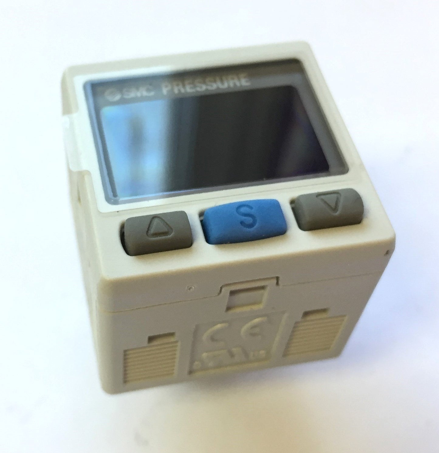 Used SMC ISE30A-N01-P Digital Pressure Switch, 2-Color Display, 1/8" NPT, 12-24VDC