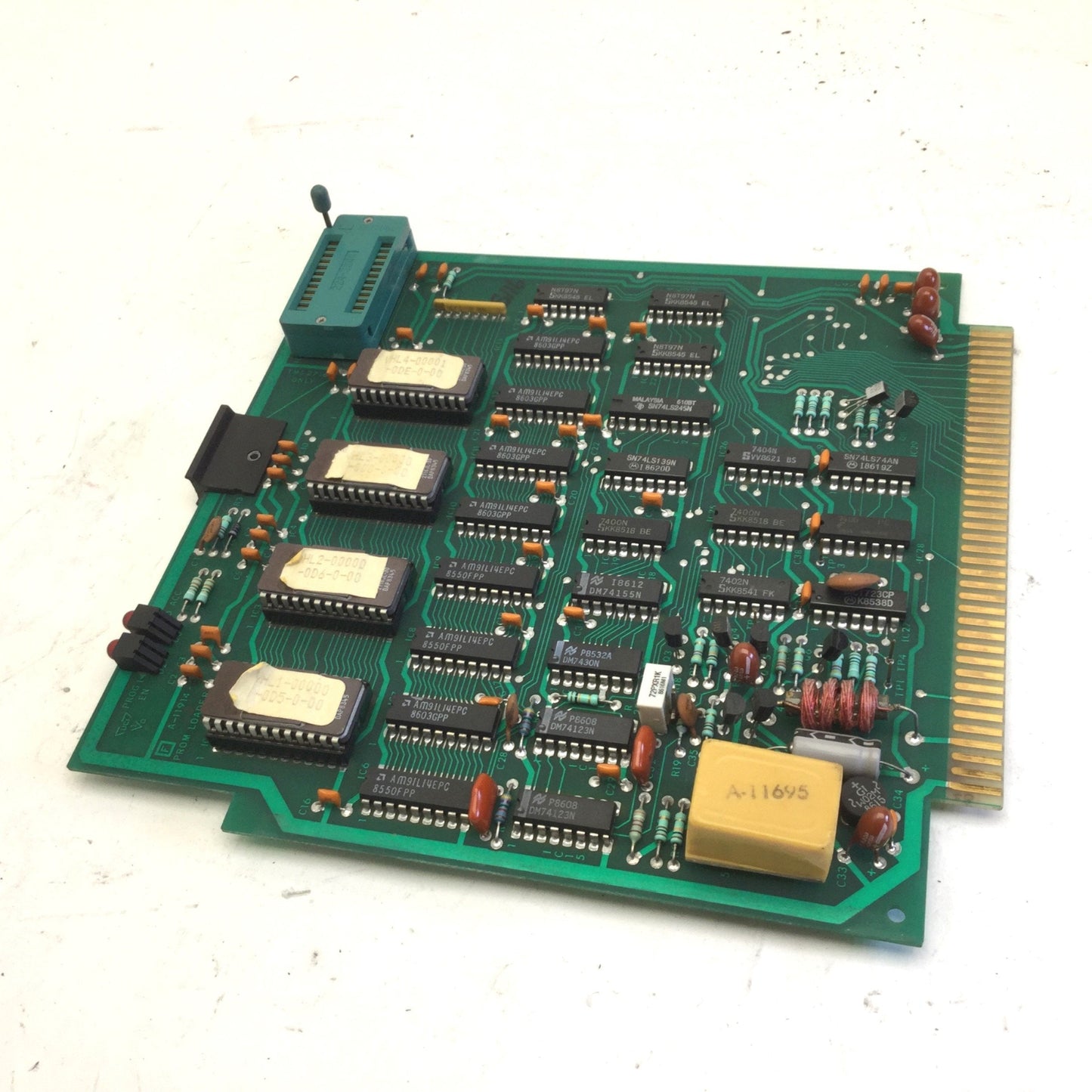 Used Barber Colman A-11914 Prom Loader Memory PC Board, 33-1145-1