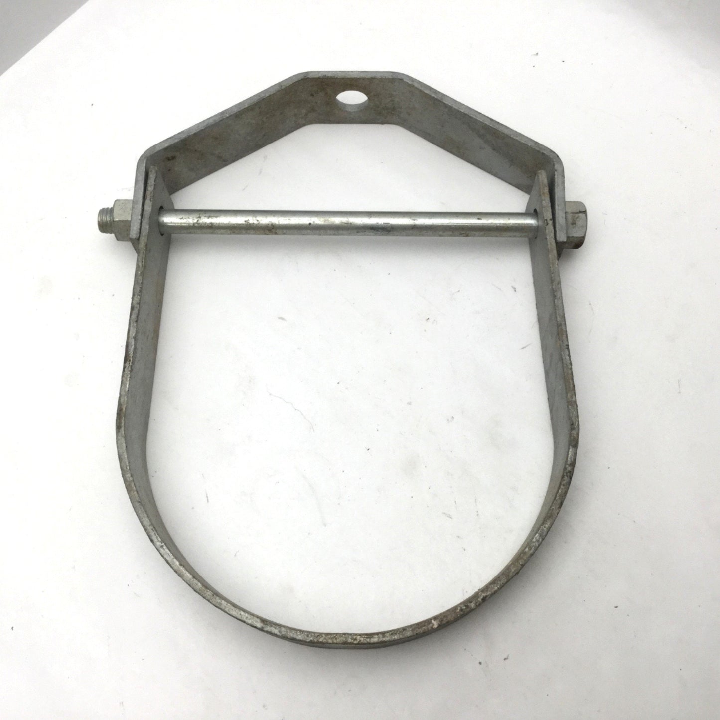 Used (Lot of 4) 9" Clevis Hanger Galvanized Steel Adjustable Overhead Pipe Hangers
