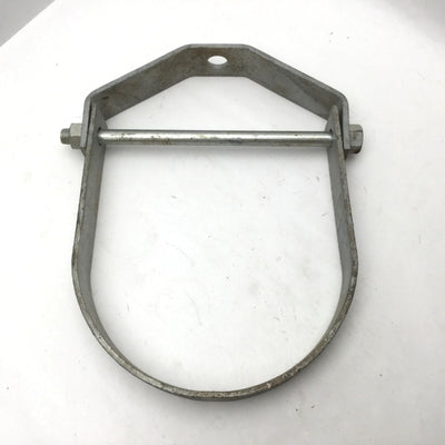 Used (Lot of 4) 9" Clevis Hanger Galvanized Steel Adjustable Overhead Pipe Hangers