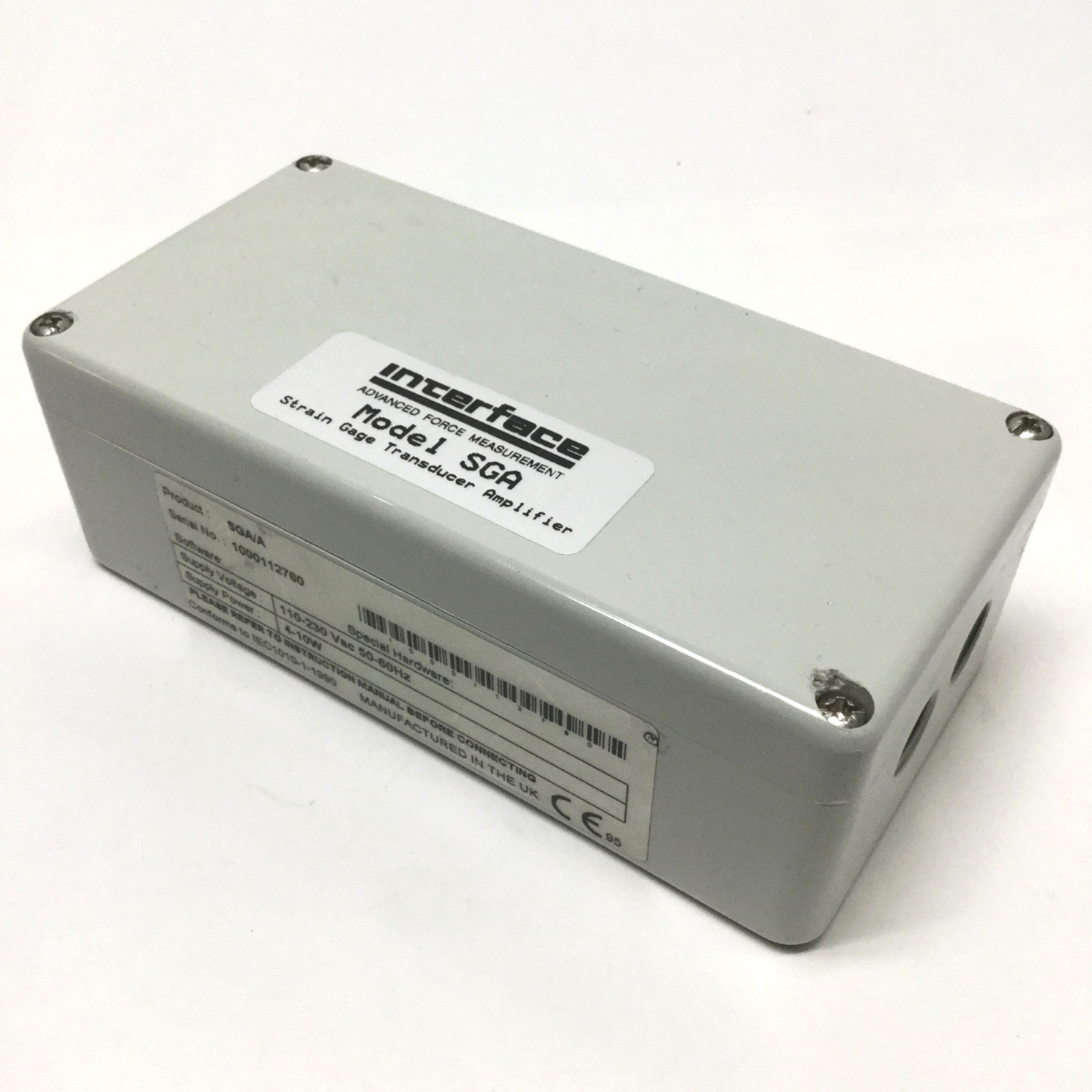 Interface SGA/A Strain Gauge Transducer Amplifier Signal Conditioner 1 ...