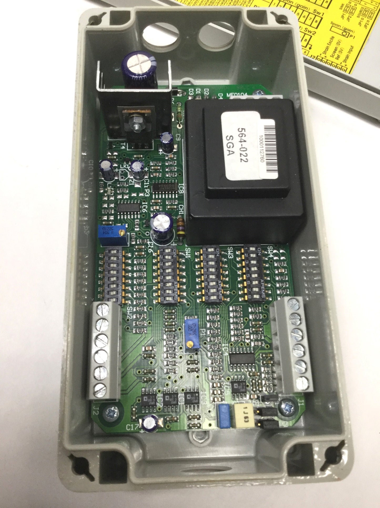 Used Interface SGA/A Strain Gauge Transducer Amplifier Signal Conditioner 110-230VAC