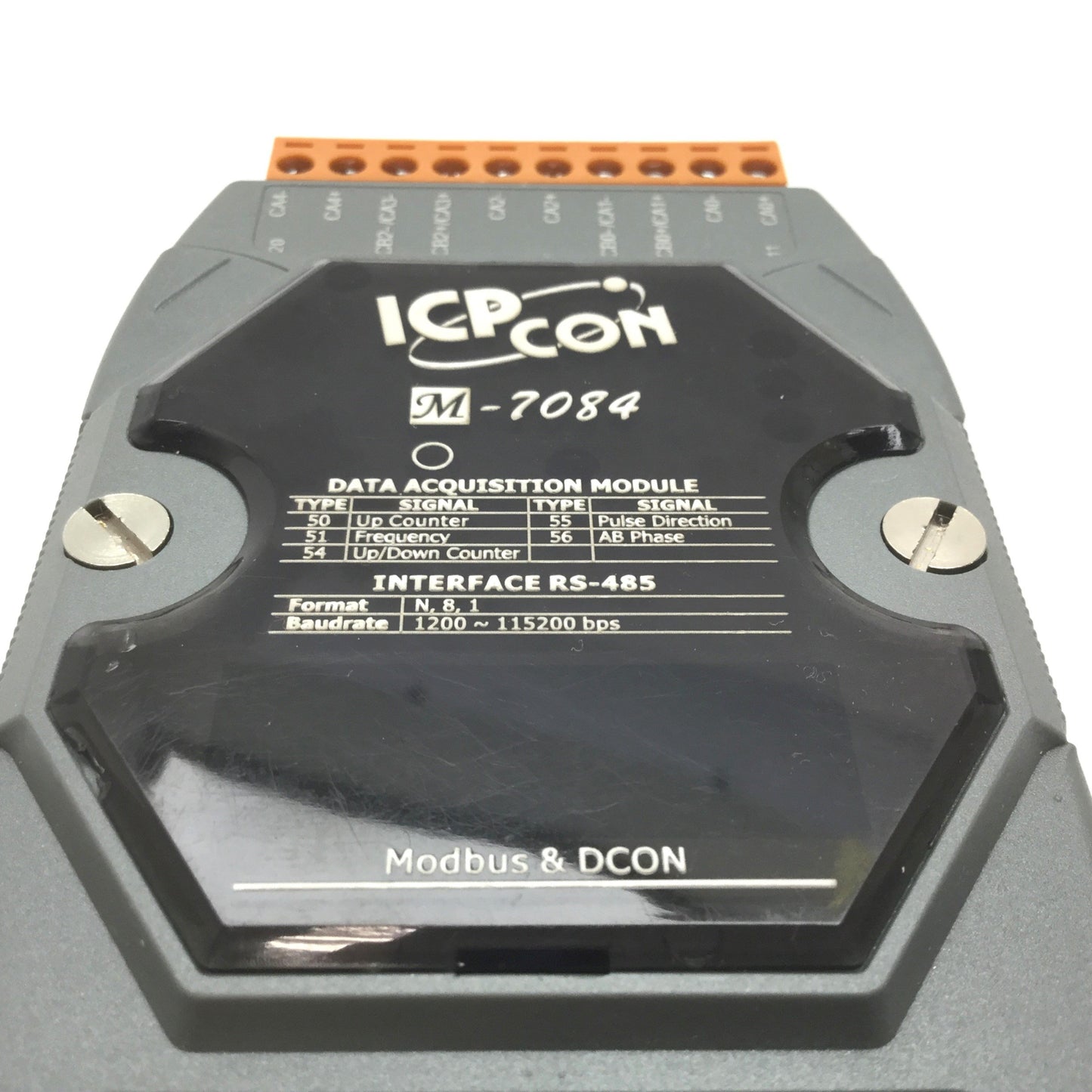 Used ICP CON M-7084 4/8-Channel Input Module, Counter / Frequency / Encoder, 32-bit