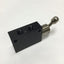 Used Pneumadyne H4C-1/8-DT Detented Toggle Air Control Valve, 4-Way, 2-Pos, 1/8"NPT