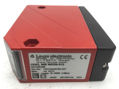 New Leuze ODKL 96B M/D26-S12 Optical Distance Sensor D-73277 300-25000mm, 10-30VDC