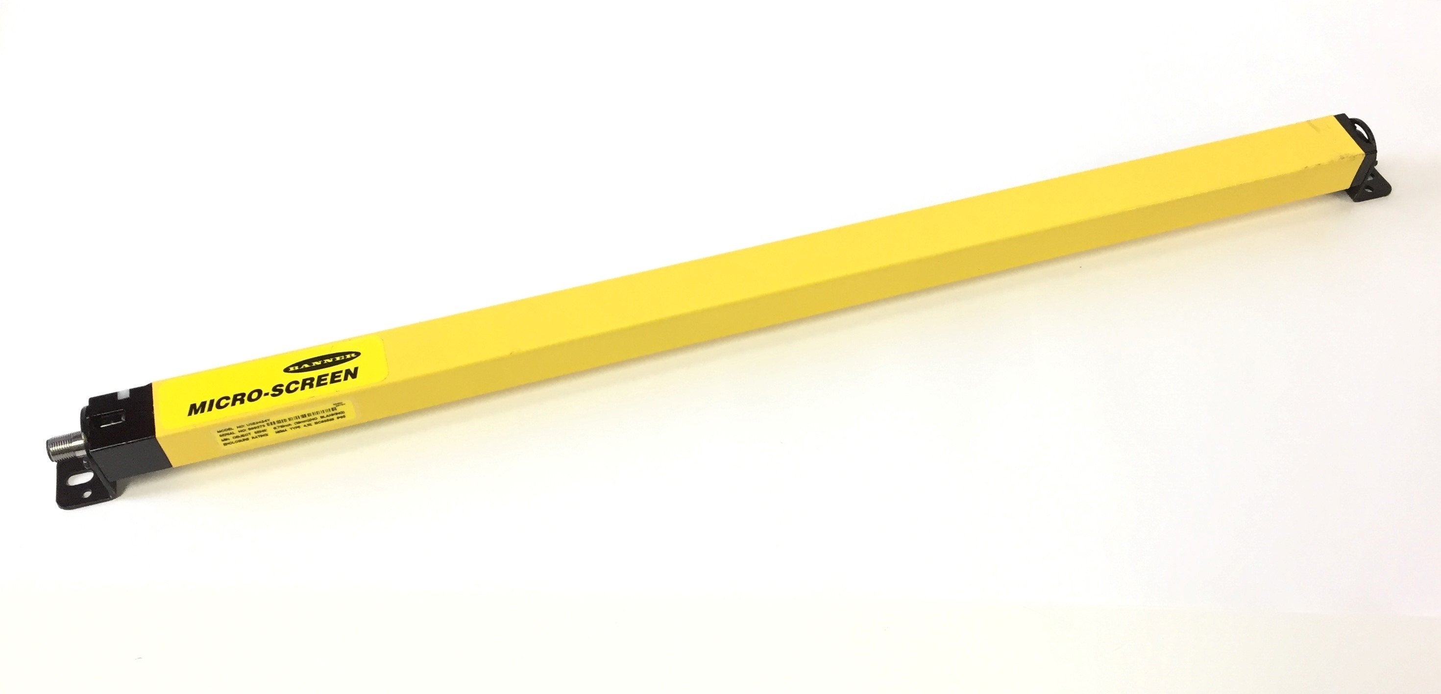 Banner Inspection Light Banner USE2424Y Micro-Screen Safety Light Curtain Emitter Length: 24 ...