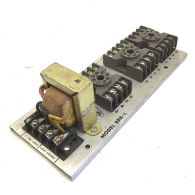 Used Banner BRB-L Relay Control Base, 3 Ports, 8-PIN, Input: 115VAC