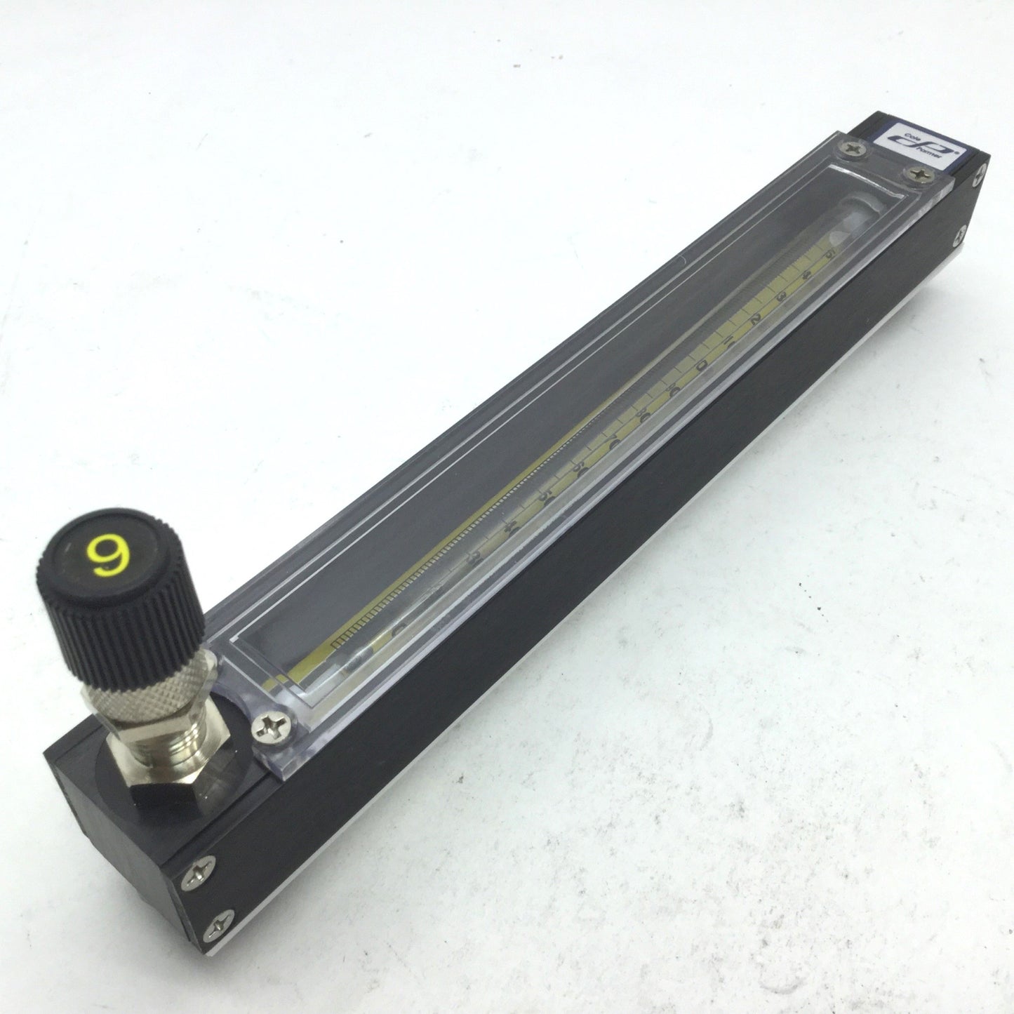 Used Cole-Parmer PMR1-010366 Masterflex Variable Area Panel Flowmeter W/ Valve, 150mm