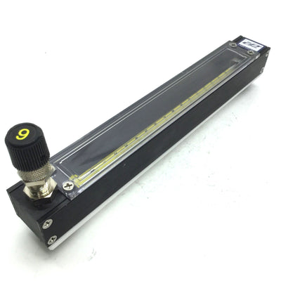 Used Cole-Parmer Masterflex Variable Area Flowmeter With Valve, 50mL/min