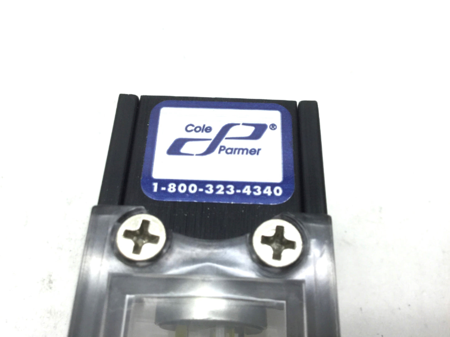 Used Cole-Parmer Masterflex Variable Area Flowmeter With Valve, 50mL/min