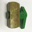 Used Swagelok Nupro B-2P4T2 Brass Quarter-Turn Instrument Plug Valve, 1/8" NPT