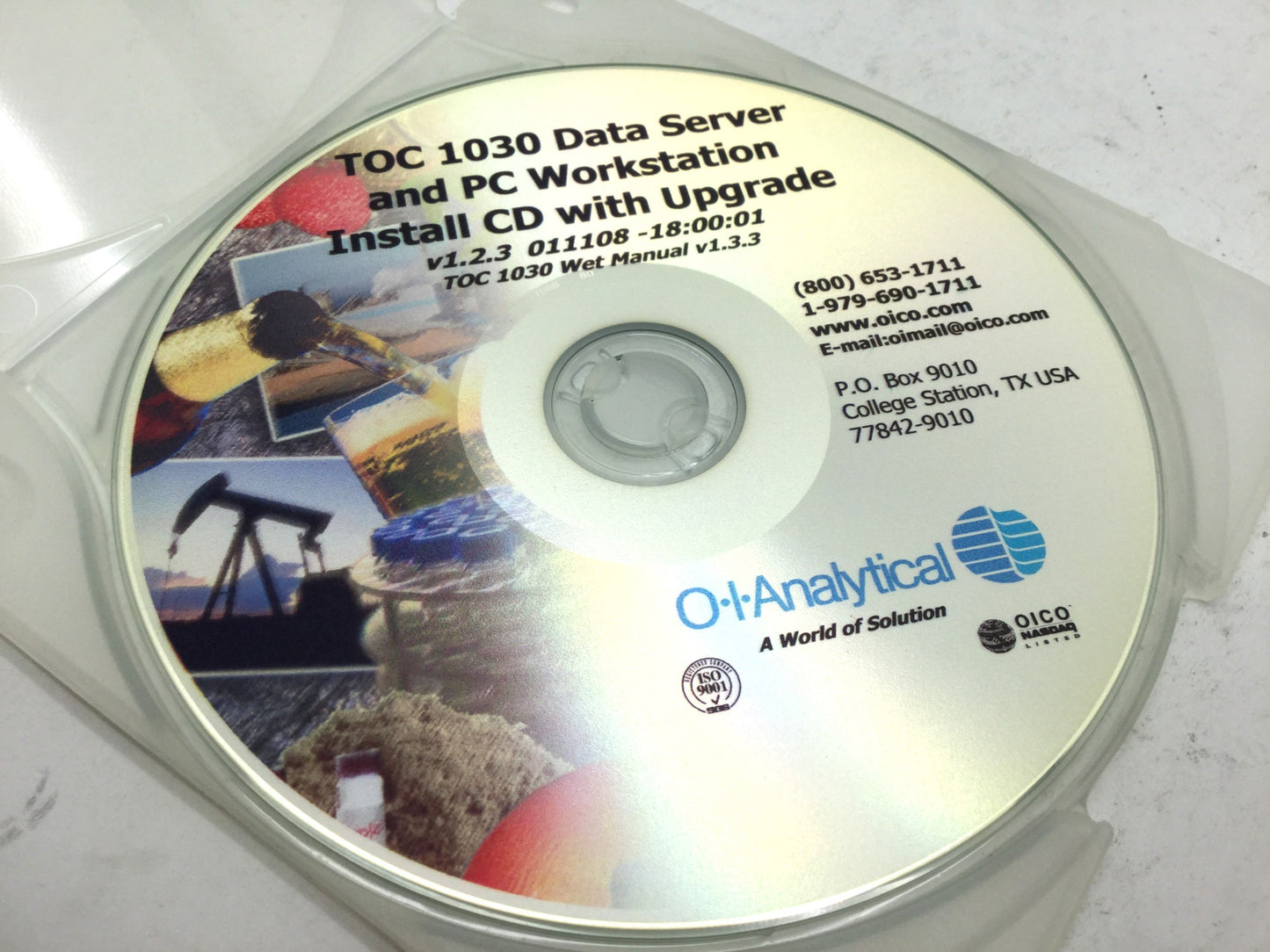 Used O I Analitical TOC 1030 Data Server and PC Workstation V1.2.3 011108-18:00:01