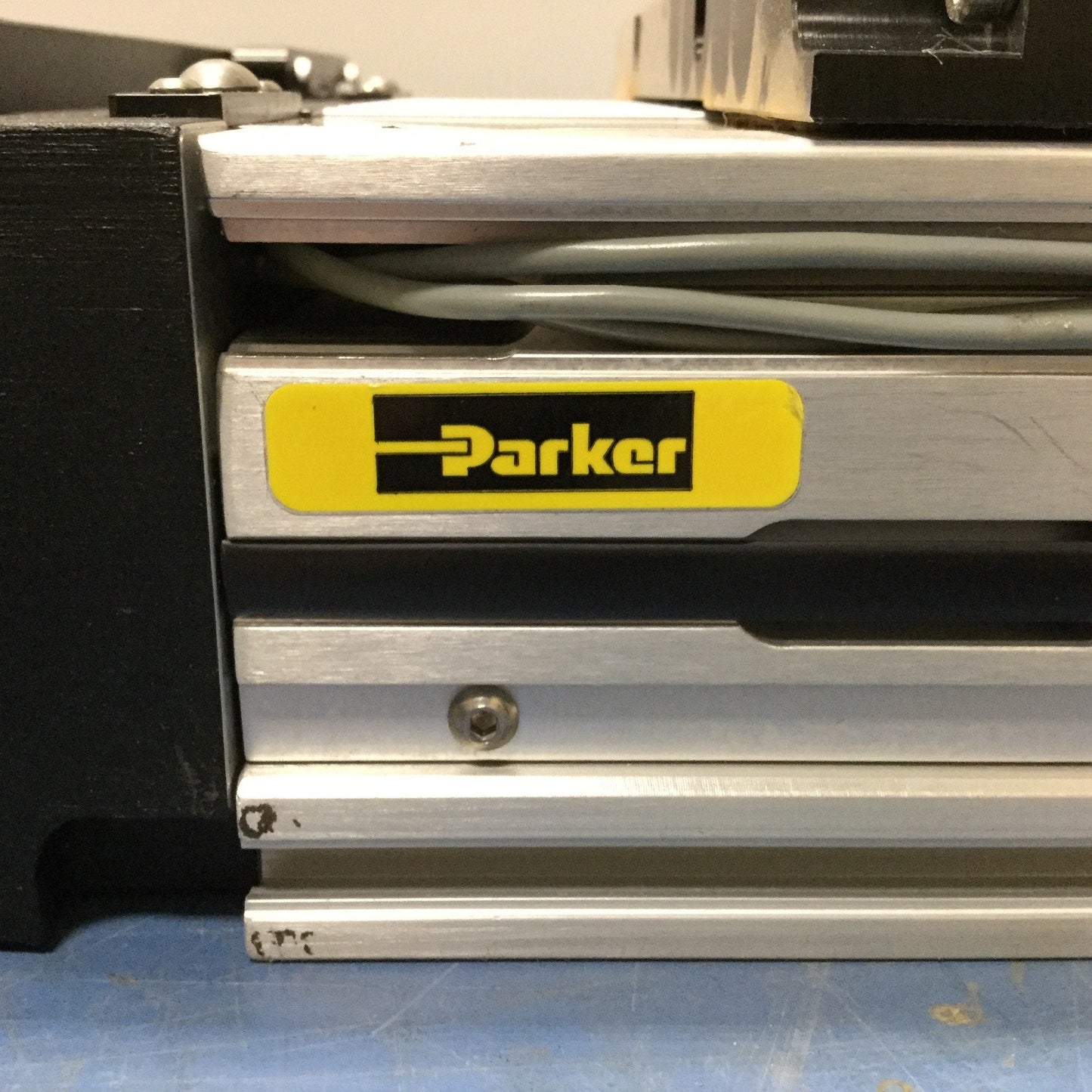 Used Parker 412T01CRMS 412XR Series Linear Actuator 150mm Travel 5mm Lead Ball Screw