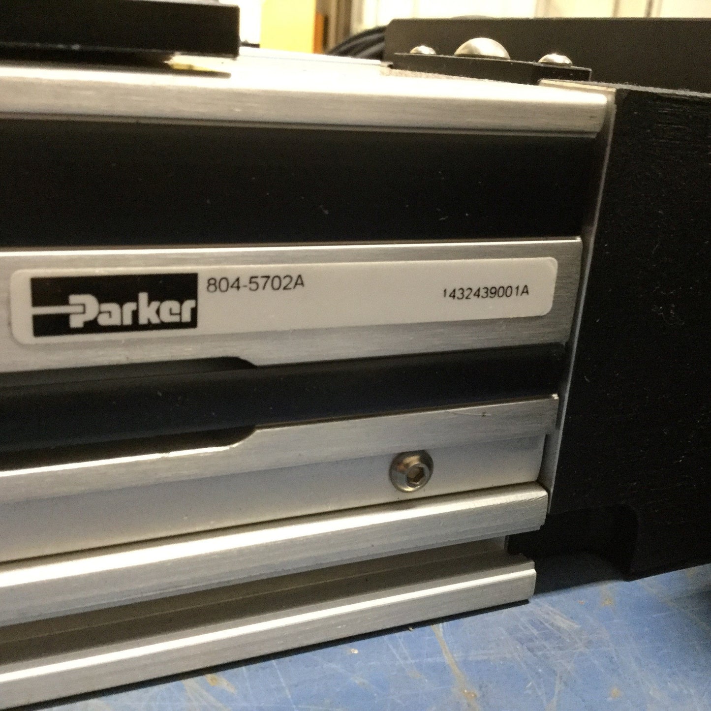 Used Parker 412T01CRMS 412XR Series Linear Actuator 150mm Travel 5mm Lead Ball Screw