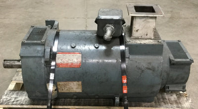 Used GE CD228AT KINAMATIC DC Shunt Motor 30HP 500VDC 1750/2300RPM, Field 300/150VDC